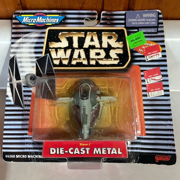 Star Wars Micro Machines Slave I Die-Cast Metal Toy - Picture 1 of 2